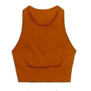 Lululemon Ebb To Train High Neck Longline Crop Top